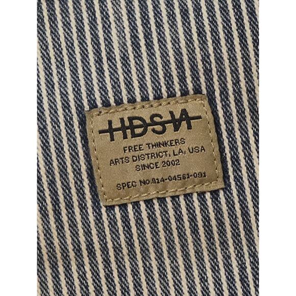 NWT Hudson Chino Shorts Size 36 Railroad Stripe Blue White Cotton Mens MSRP: 125 - Picture 5 of 8